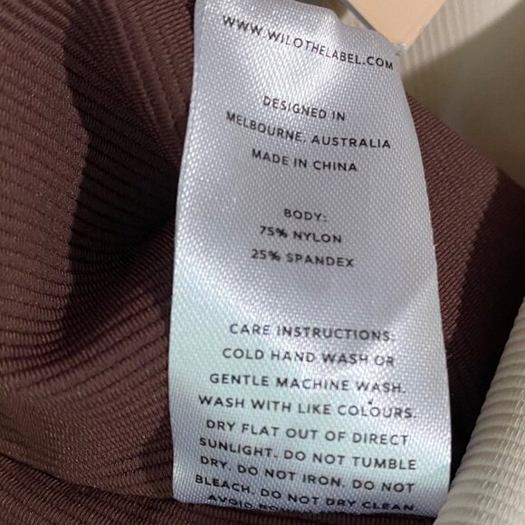 Wilo the Label Zip High Neck Bra Tank Top S Athleisure Loungewear Intimates - Picture 5 of 7